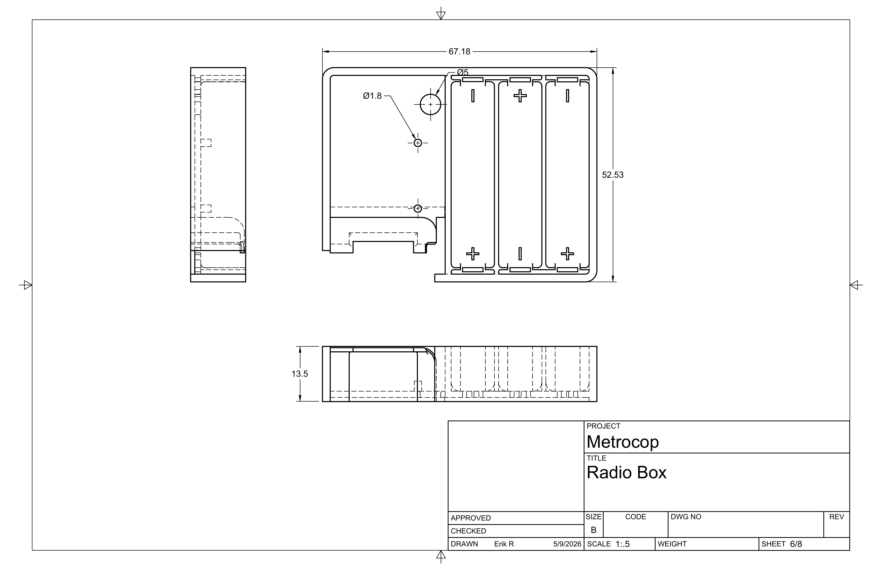 Radio box drawing sheet 6 of 8.