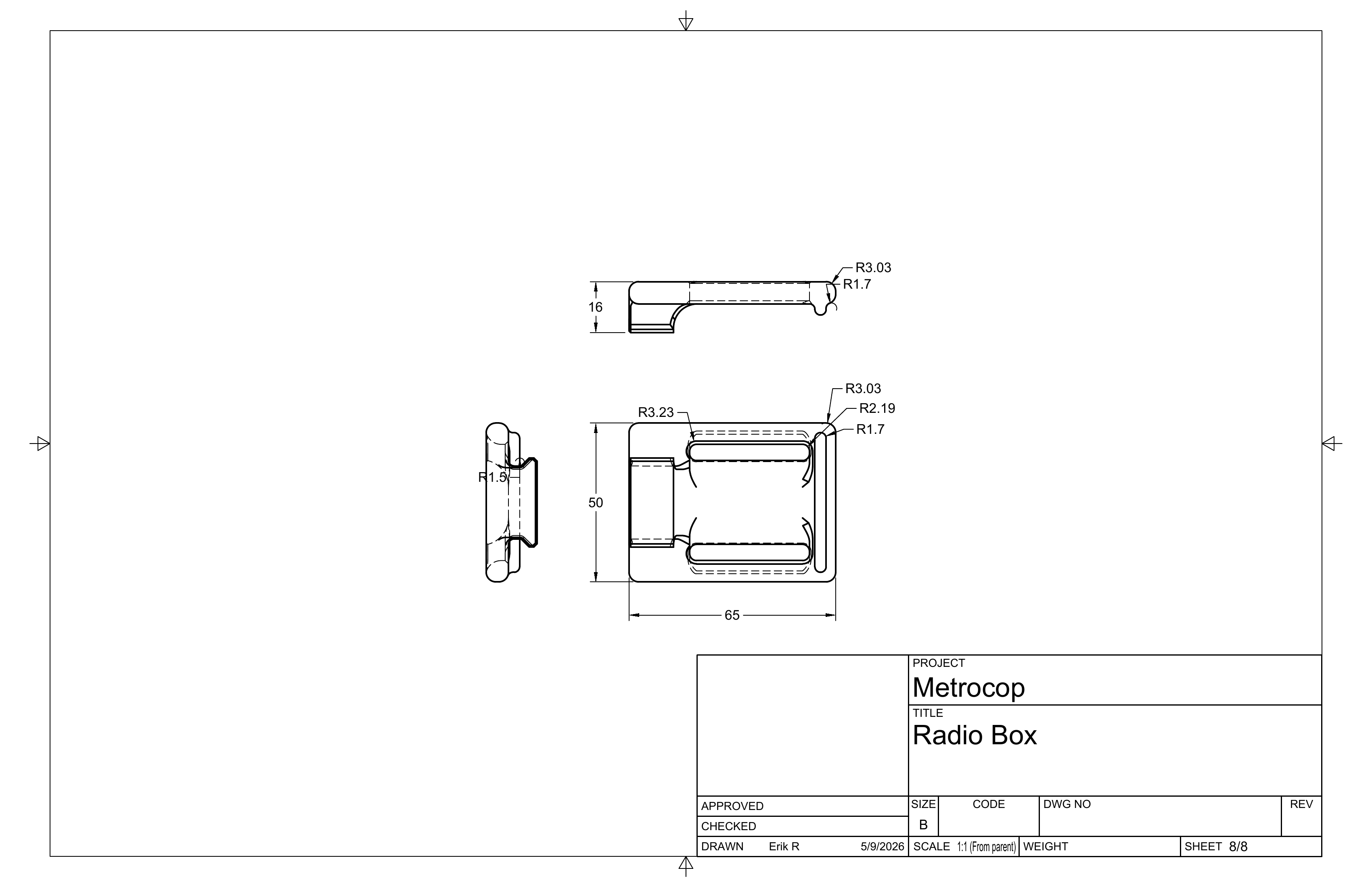 Radio box drawing sheet 8 of 8.