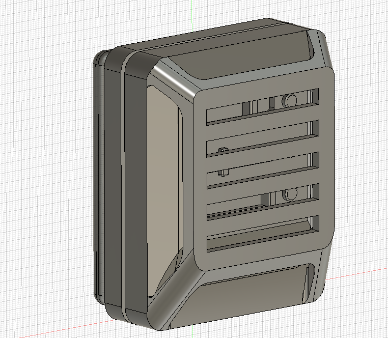 Rendered switch belt box for the Metrocop build.