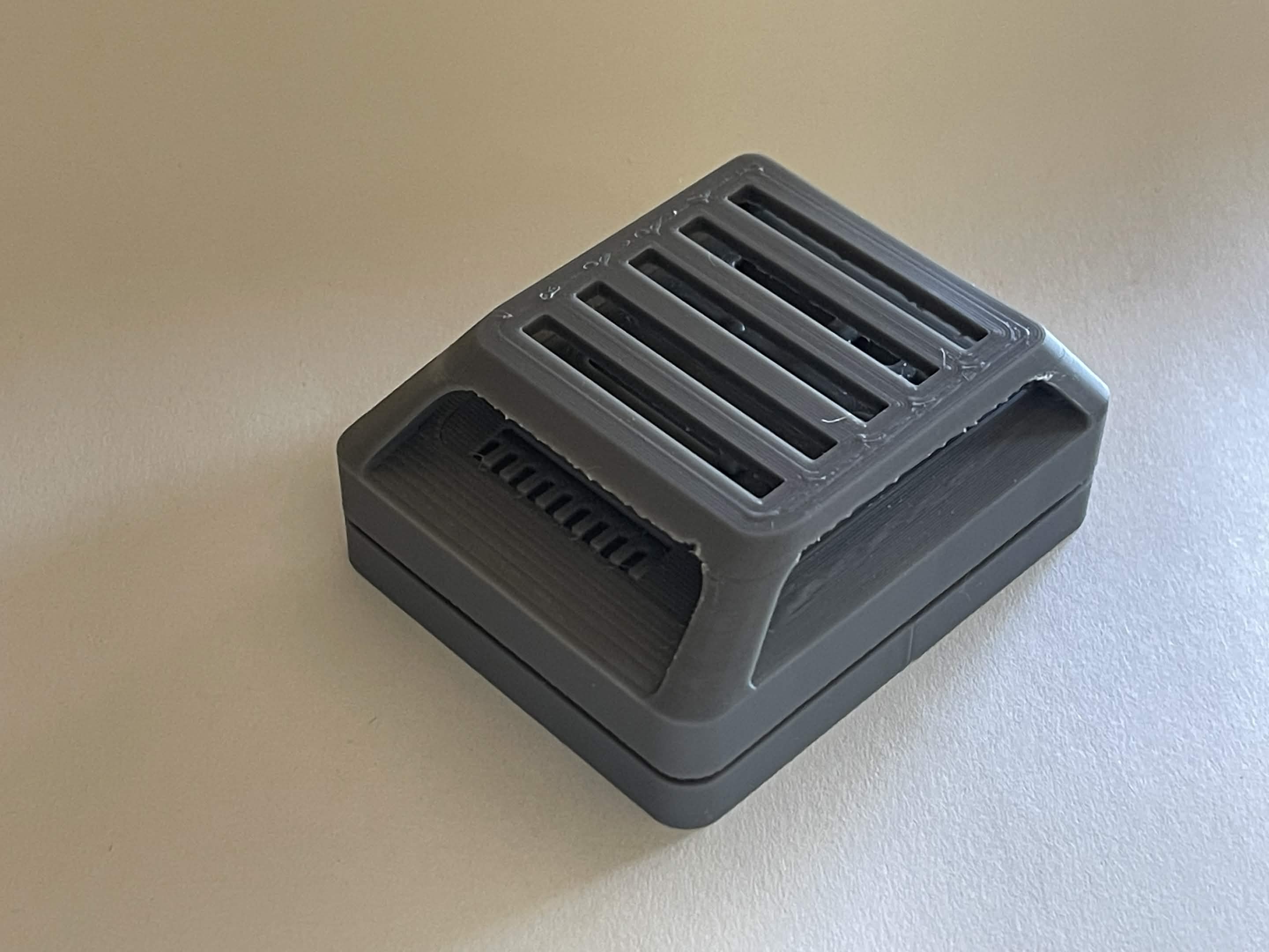 Completed switch box prototype for the Metrocop build.