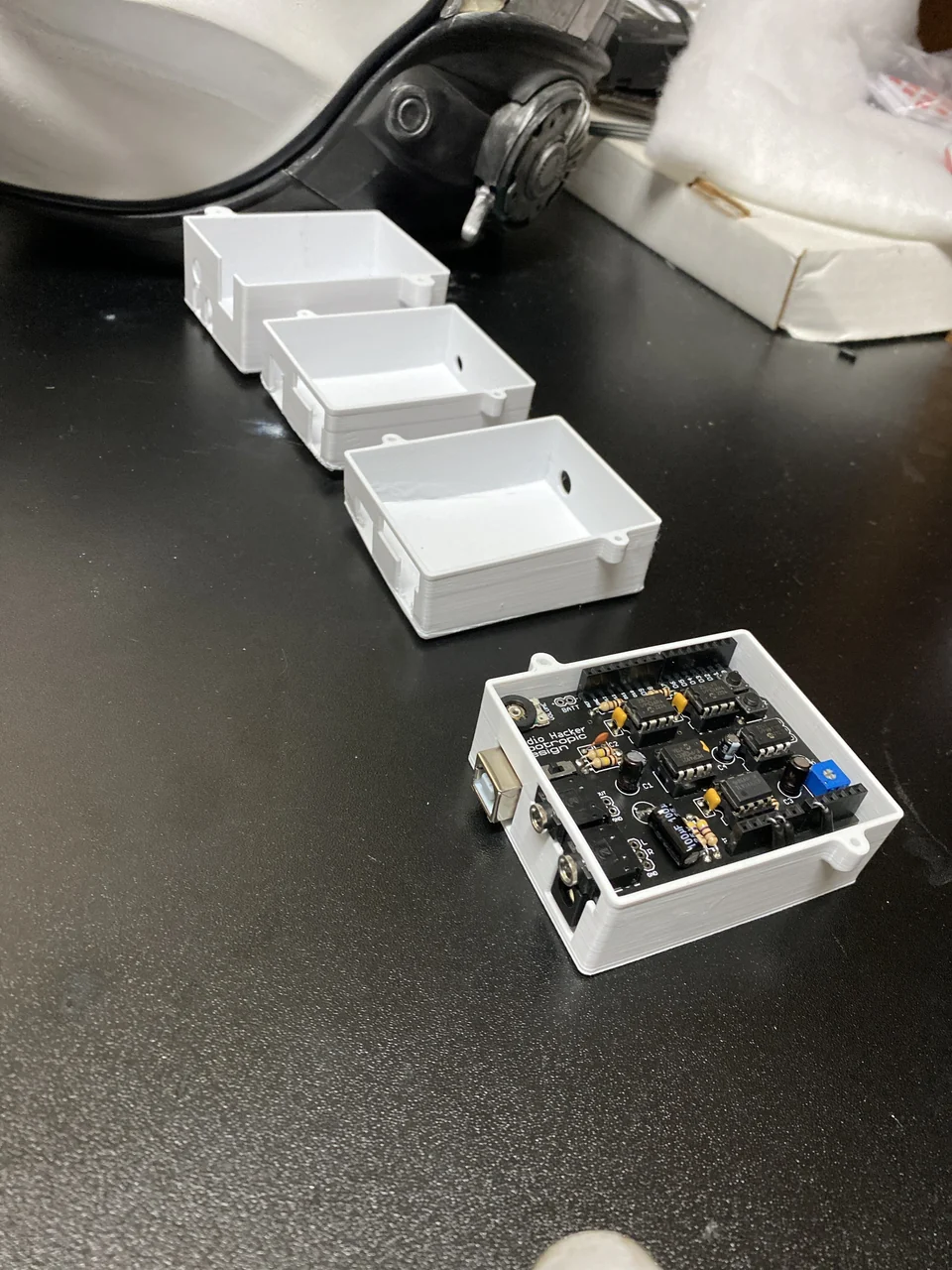 A voice system and a first CAD enclosure — original build image 2