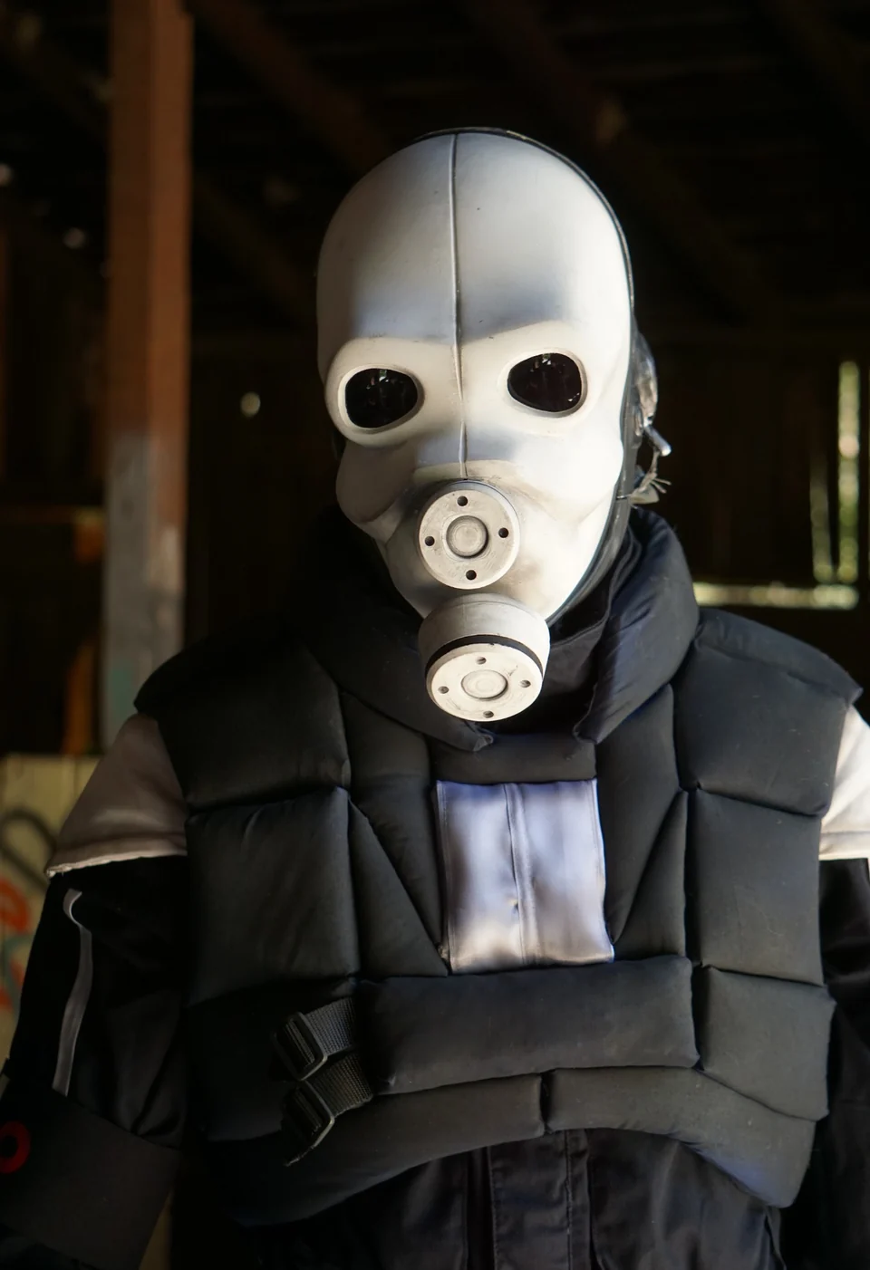 My finished Half-Life 2 Metrocop helmet and armor.