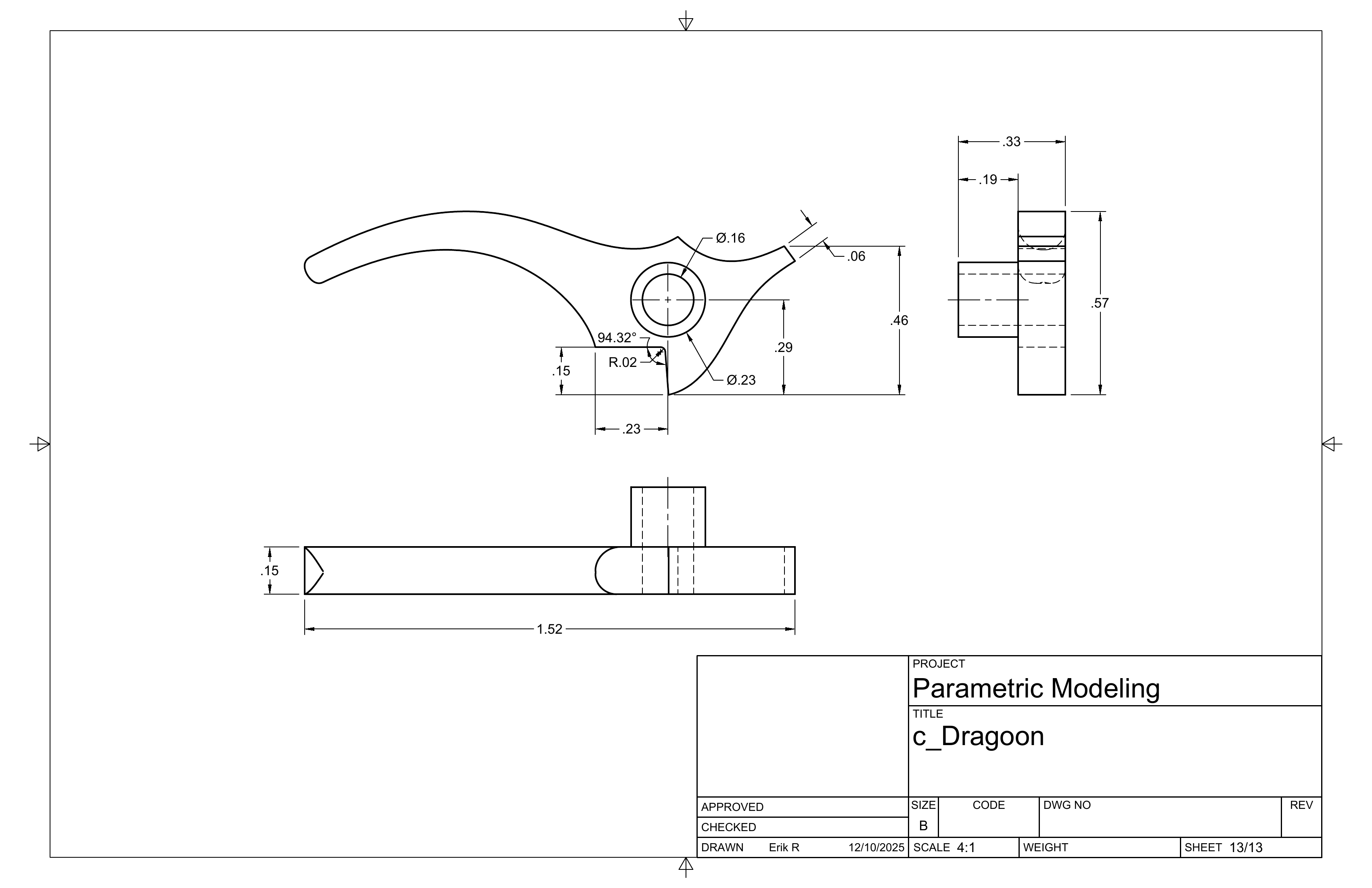 First sheet of the Colt Walker revolver drawing set showing the overall assembly.