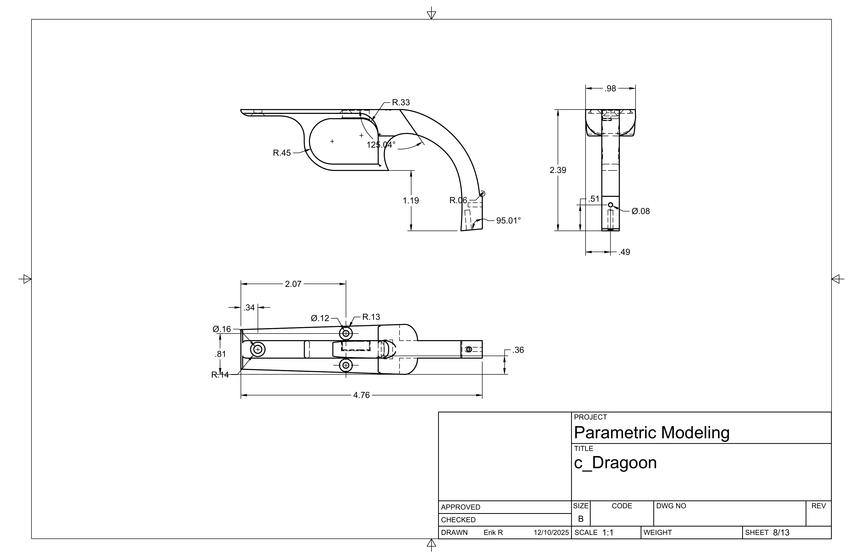 Colt Walker drawing sheet 8 of 13.