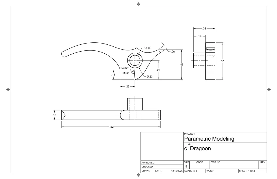 First sheet of the Colt Walker revolver drawing set showing the overall assembly.